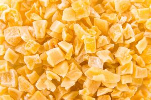 Dried Mango Cubes - Trusted Iranian Dried Fruits Wholesale Supplier Mehrvan Fruits