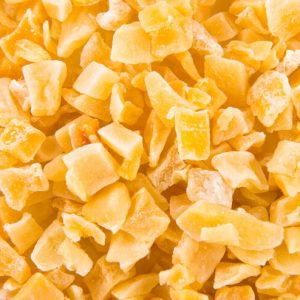 Dried Mango Cubes - Trusted Iranian Dried Fruits Wholesale Supplier Mehrvan Fruits