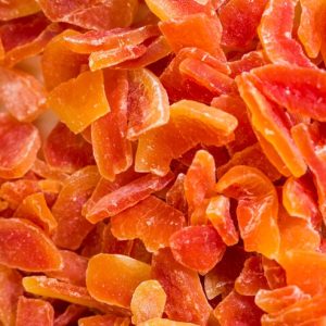 Dried Papaya Cubes - Trusted Iranian Dried Fruits Wholesale Supplier Mehrvan Fruits